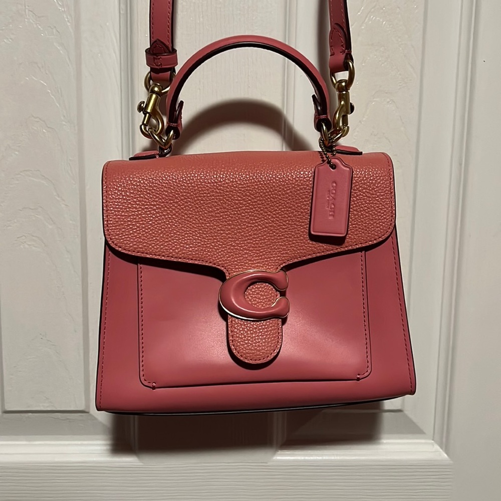 Coach pink crossbody Tabby bag